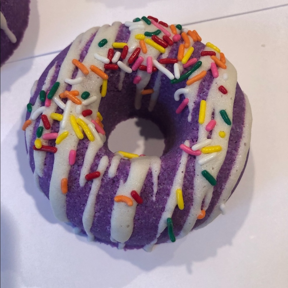 Grape Soda Bubble Bath Bomb Donut